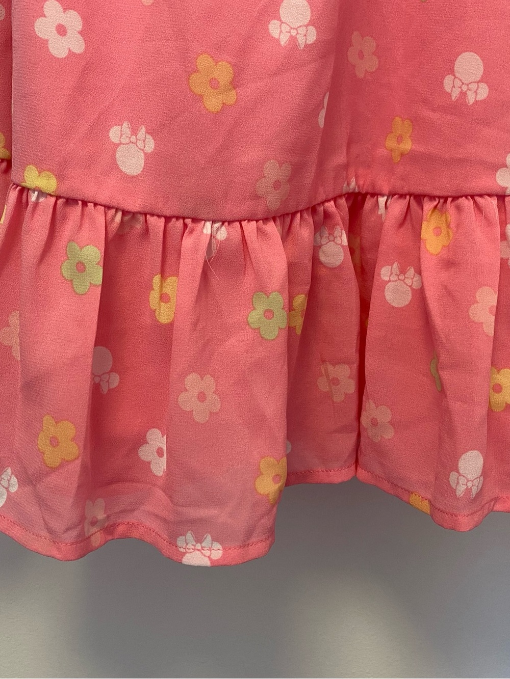 Janie and Jack x Disney Minnie Mouse Daytrip Chiffon Sundress, Bright Pink, 6 - Picture 7 of 13